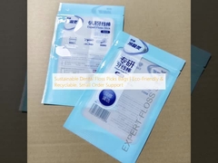 Il filo interdentale sostenibile sceglie le borse.