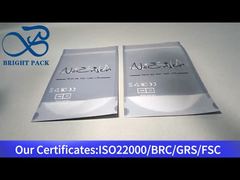 sacchetto con chiusura a zip richiudibile