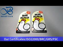 Pollo liofilizzato in sacchetto di plastica