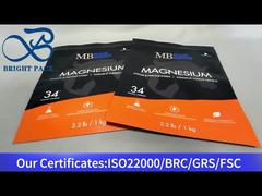 borsa con cerniera opaca stand up