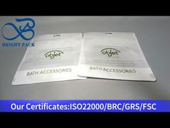 borsa con chiusura lampo in piedi per accessorio da bagno