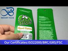 piccolo sacchetto di plastica verde