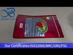 sacchetto di plastica con chiusura lampo per tabacco al mentolo