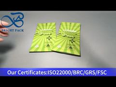 Borsa piccola verde con chiusura a prova di bambino