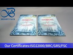 borsa con chiusura lampo composita in foglio di alluminio