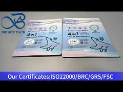 baccelli per biancheria blu stand up borsa con cerniera