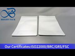 custodia bianca con chiusura lampo