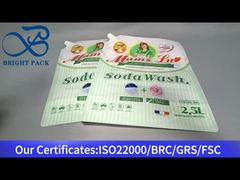 sacchetto con beccuccio rialzato per detersivo per bucato da 2,5 litri