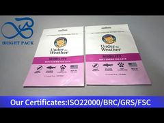 busta stand up in plastica bianca per imballaggi di alimenti per animali domestici