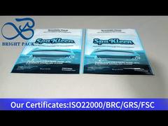 busta richiudibile in plastica blu per detergente 80 g