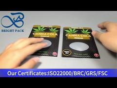 borse marroni con cerniera a prova di bambino con brevetto statunitense