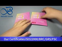 borsa rosa piccola con chiusura a soffietto per proteine in polvere