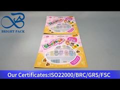 sacchetto di plastica colorato con finestra trasparente per giocattoli per bambini