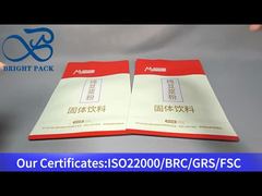 Bustina con cerniera per latte di soia in polvere da 500g