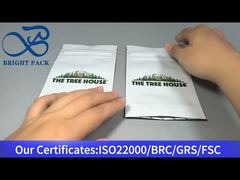 custodia bianca con chiusura lampo resistente ai bambini