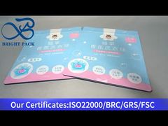 busta in plastica blu stand up in alluminio per contenitori per bucato da 450 g