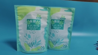 Borsa con cerniera per perline per bucato, ermetica ermetica, sfusa per marche di detersivi