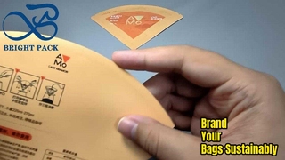 Sacchetti di carta personalizzati per la vendita al dettaglio all'ingrosso