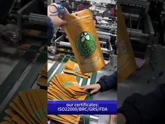 Borsa in Mylar a prova di odore: conforme alla sicurezza alimentare richiudibile all'ingrosso B2B a prova di bambino