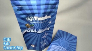 Produttore di borse resistenti ai bambini per cannabis personalizzate