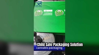 Borsa con chiusura per bambini per cannabis, conforme al brevetto statunitense B2B all'ingrosso ermetico