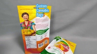 Sacchetti di plastica con cerniera con stampa personalizzata per la vendita all'ingrosso di cannabis