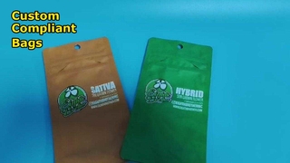 Grossista di borse resistenti ai bambini con stampa personalizzata Conforme USA/UE per i marchi di cannabis