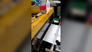 Borse in glassine satinata stampate personalizzate. Borsa regalo riciclabile con logo personalizzato