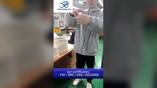 Confezione di carta trasparente con logo personalizzato per glassine, indumento, compostabile, per abbigliamento, sacchetto di carta trasparente