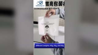 Sacchetti di carta glassine biodegradabili autoadesivi da 40 g per l'imballaggio sostenibile di indumenti