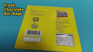 Busta di plastica per tavoletta di cioccolato da 500 g sfusa per uso alimentare per marchi di pasticceria