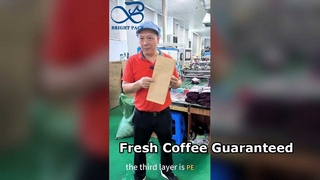 Sacchetti a fondo piatto con chiusura a otto lati Imballaggio per uso alimentare resistente