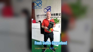 Valvola per sacchetto di caffè sigillata su otto lati Conservazione ermetica di chicchi arrostiti freschi