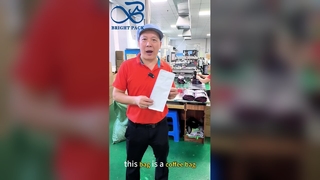 Esposizione stabile dello scaffale della borsa di caffè del fondo piatto del commestibile per la marca del caffè