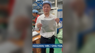 Conservazione della freschezza a tenuta stagna del sacchetto sottovuoto in foglio di alluminio puro per uso alimentare