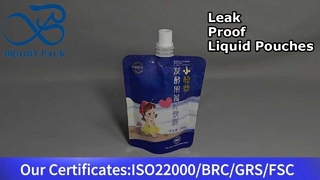 sacchetto con beccuccio per confezionamento liquidi