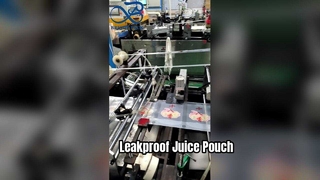 Custodia per beccuccio per succo stabile e sicura per alimenti. Custodia trasparente per imballaggio di succo a tenuta stagna