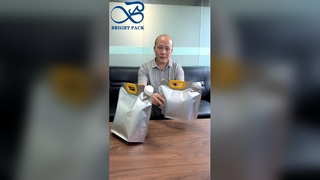 busta con beccuccio in piedi Custodia ermetica per liquidi a prova di perdite per uso alimentare