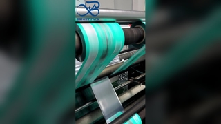 Rotolo di pellicola per imballaggio di liquidi ermetico per alimenti a prova di perdite