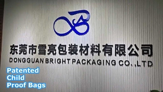 Borse in Mylar brevettate personalizzate a prova di bambino