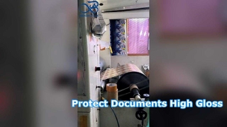 Materiale di laminazione Pellicola per laminazione termica ad alta lucentezza Uso scolastico per ufficio