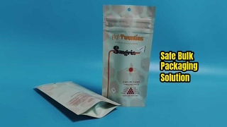 Borse in Mylar per cannabis, sfuse certificate statunitensi resistenti ai bambini per dispensari