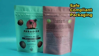 Borse personalizzate a prova di bambino per cannabis con soluzioni di conformità CR brevettate negli Stati Uniti