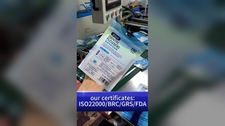 Sacchetto di plastica per filo interdentale OPP+CPP approvato dalla FDA: forniture sanitarie per cliniche all'ingrosso B2B