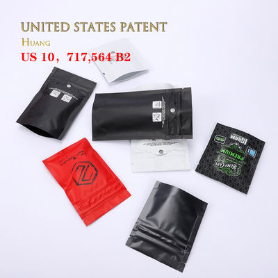 Sacchetti Mylar a prova di odore personalizzati a prova di odore a prova di bambino di plastica a prova di bambino di chiusura a zip