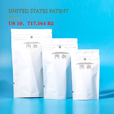 Sacchetti Mylar a prova di bambino pronti all'uso, resistenti agli odori, con chiusura a zip in plastica a prova di bambino