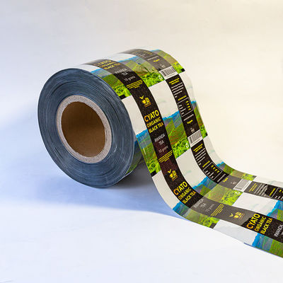 Fogli di alluminio per alimenti film a rotoli composito stampa a colori tè snack film a rotoli di imballaggio automatico