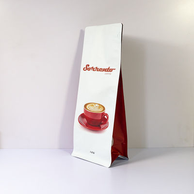 Valvola di scarico unidirezionale Sacchetti di stoccaggio di chicchi di caffè mantiene fresco profumato 1 kg 5 libbre