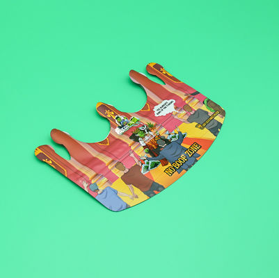 Biscotti Custom Mylar Bag Ziplock 3.5 Ricapricciata Zipper Proof Child Out Mylar Bags Bag speciale a forma