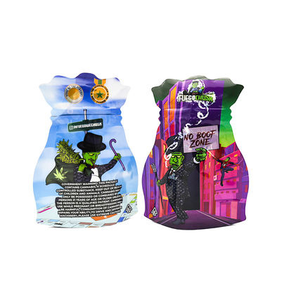 Disegno personalizzato sacchetto Mylar 3.5g vuoto per l' imballaggio sicuro di erbacce